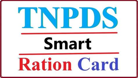 how many days to get smart ration card|TNPDS Smart Card .